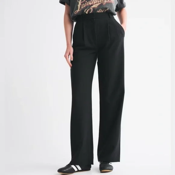 A&F Sloane wide leg pants - Picture 1 of 8